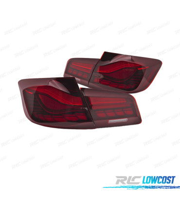 PILOTOS BMW F10 10-17 OLED ROJO