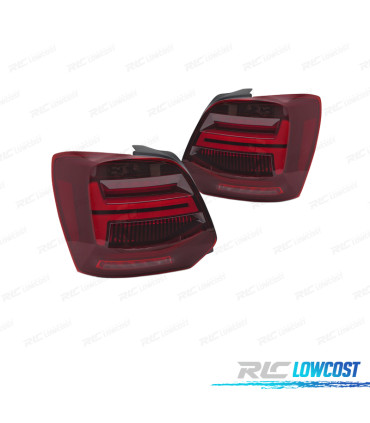 PILOTOS VOLKSWAGEN VW POLO V 09-17 LED ROJO DINÁMICOS
