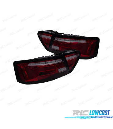 PILOTOS AUDI A5 11-16 LED ROJO AHUMADO