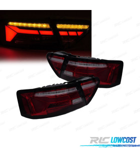 PILOTOS AUDI A5 11-16 LED ROJO AHUMADO