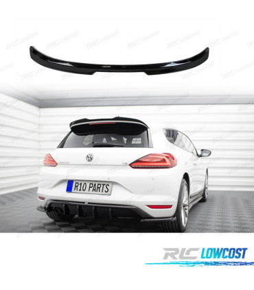 ALERON SPOILER VOLKSWAGEN VW SCIROCCO R 09-14 NEGRO BRILLO