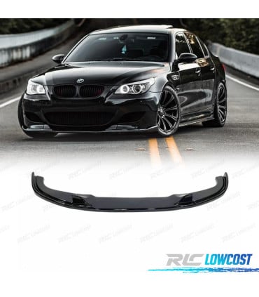 SPOILER LIP BMW E60 E61 03-10 M5 NEGRO BRILLO