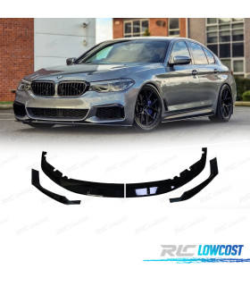 SPOILER FRONTAL BMW G30 G31 SEDAN TOURING 17-20 NEGRO BRILLO
