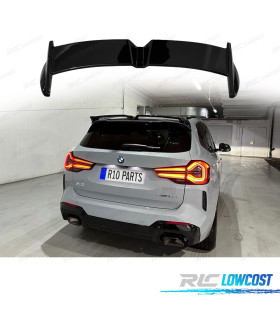 ALERON SPOILER BMW X3 G01 G07 17- NEGRO BRILLO LOOK M