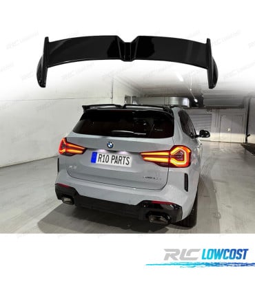 ALERON SPOILER BMW X3 G01 G07 17- NEGRO BRILLO LOOK M