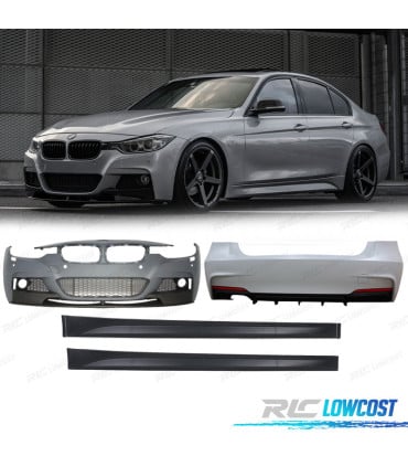 KIT CARROCERIA BMW F30 LOOK M PERFORMANCE PDC SALIDA DOBLE
