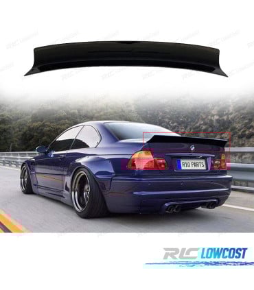 ALERÓN BMW E46 COUPE 98-05 NEGRO BRILLO DUCK TAIL