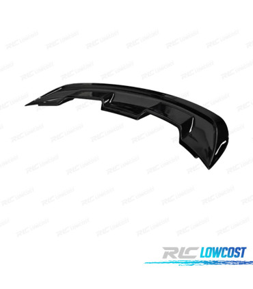 ALERON SPOILER FORD MUSTANG 10-14 LOOK GT500 NEGRO BRILLO