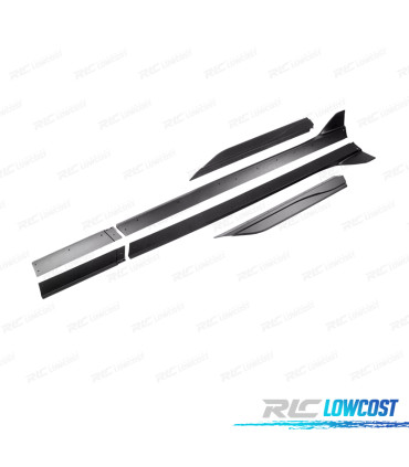 AÑADIDO TALONERAS FORD MUSTANG V6 GT 10-14 LOOK GT500 NEGRO MATE