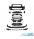PARAGOLPES DELANTERO FORD MUSTANG V6 GT 10-14 LOOK GT500 RESTYLING