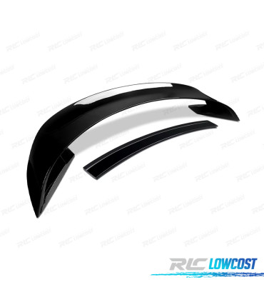 ALERON SPOILER FORD MUSTANG 15-23 LOOK GT350 R NEGRO BRILLO