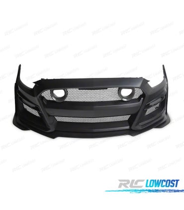 PARAGOLPES DELANTERO FORD MUSTANG 15-17 LOOK GT500 REJILLA LUZ LED