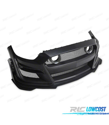 PARAGOLPES DELANTERO FORD MUSTANG 15-17 LOOK GT500 REJILLA LUZ LED