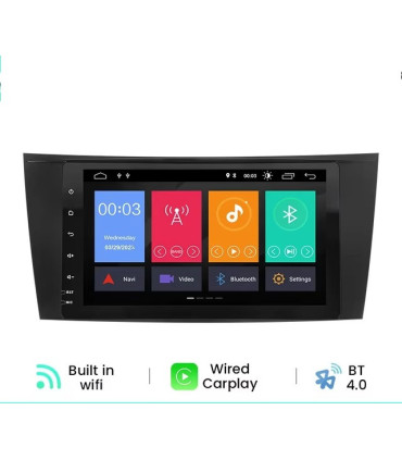 RADIO GPS ANDROID 12 PARA MERCEDES CLS W219 E W211 05-06 E 02-08