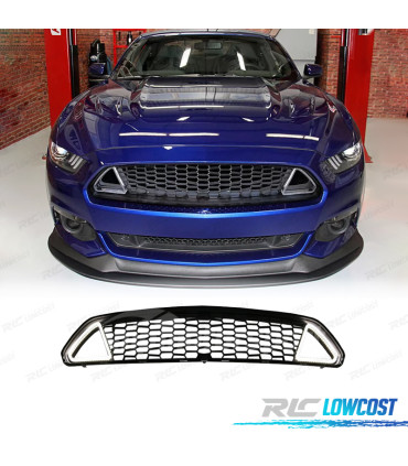 PARRILLA SUPERIOR DELANTERA FORD MUSTANG 15-17 LOOK IKON LUZ LED DRL