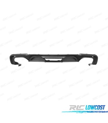 DIFUSOR FORD MUSTANG 18-22 LOOK GT350 SALIDA DOBLE