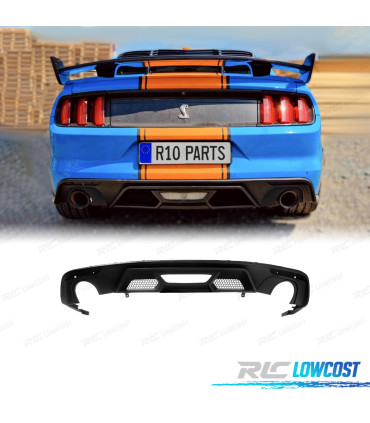 DIFUSOR FORD MUSTANG 15-17 LOOK GT500