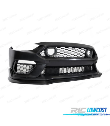 PARAGOLPES DELANTERO FORD MUSTANG 18-23 LOOK MACH 1 REJILLA LUZ LED