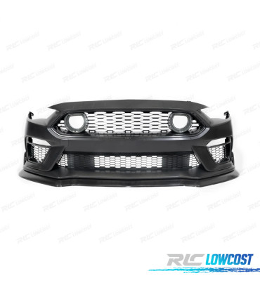 PARAGOLPES DELANTERO FORD MUSTANG 18-22 LOOK MACH 1 REJILLA LUZ LED