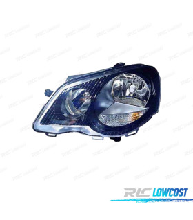 FARO IZQ VOLKSWAGEN VW POLO VI 05-09 NEGRO