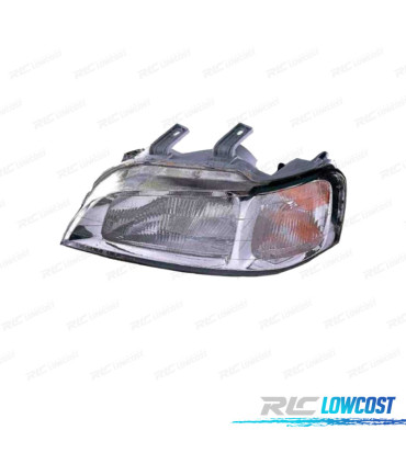 FARO IZQ HONDA CIVIC 5P 97-01 FONDO CROMO