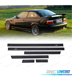 MOLDURAS LATERALES DE PUERTA BMW E36 LOOK M3 COUPÉ CABRIO