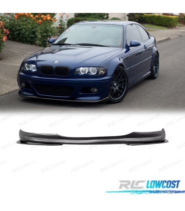 SPOILER LIP BMW E46 98-07 LOOK M3 NEGRO MATE