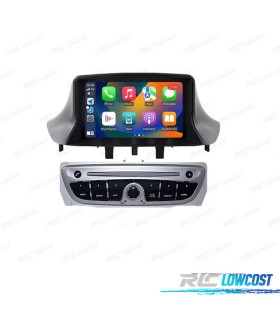 RADIO GPS ANDROID 10 RENAULT MEGANE III FLUENCE CARPLAY
