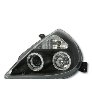 FAROS PARA FORD KA 96-08 OJOS ANGEL FONDO NEGRO