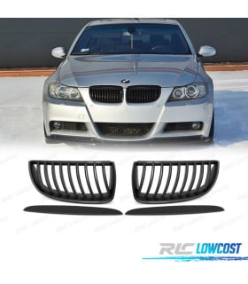 PARRILLAS BMW E90 05-08 NEGRO + PESTAÑAS