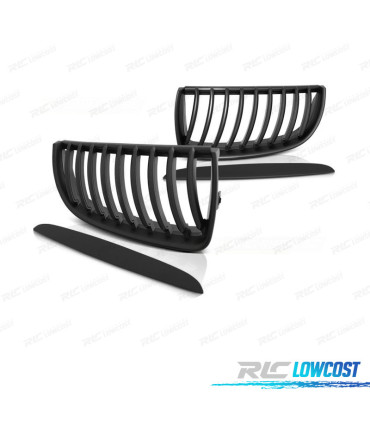 PARRILLAS BMW E90 05-08 NEGRO + PESTAÑAS