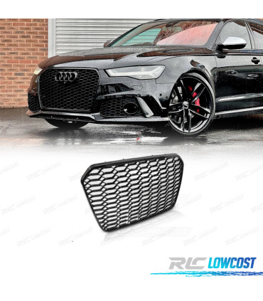 PARRILLA AUDI A6 C7 4G 11-14 LOOK RS6 2020 NEGRO BRILLO