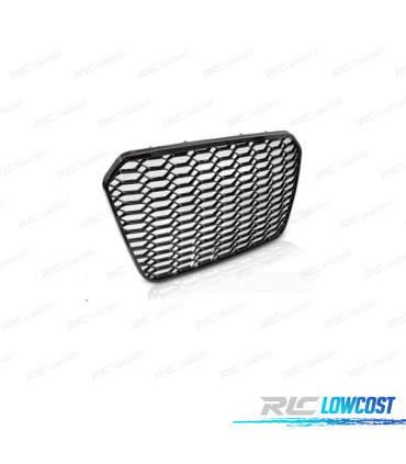 PARRILLA AUDI A6 C7 4G 11-14 LOOK RS6 2020 NEGRO BRILLO