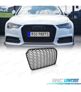 PARRILLA AUDI A6 C7 4G 14-18 LOOK RS6 2020 NEGRO MATE