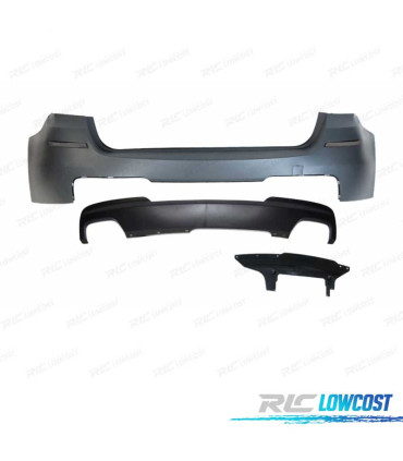 PARAGOLPES TRASERO BMW F11 TOURING LOOK M SALIDA DOBLE