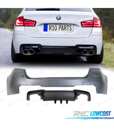 PARAGOLPES TRASERO BMW F11 10-17 LOOK M5 DOBLE SALIDA
