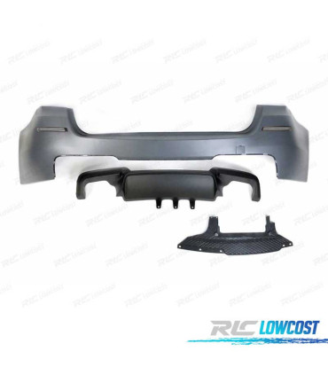 PARAGOLPES TRASERO BMW F11 10-17 LOOK M5 DOBLE SALIDA