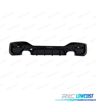 DIFUSOR BMW F20 F21 LCI 15-19 LOOK M TECH NEGRO BRILLO