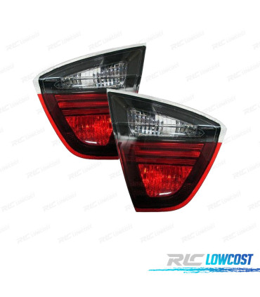 PILOTOS BMW E90 4P 05-08 AHUMADO ROJO