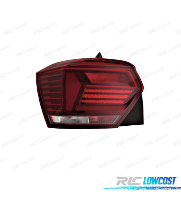 PILOTO IZQ VOLKSWAGEN VW POLO 17-21 BLANCO ROJO