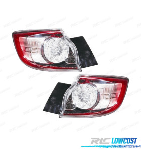 PILOTOS MAZDA 3 HATCHBACK 5P 09-13 LED BLANCO ROJO