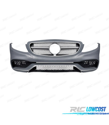 PARAGOLPES DELANTERO MERCEDES CLASE C W205 14-18 LOOK AMG + PARRILLA
