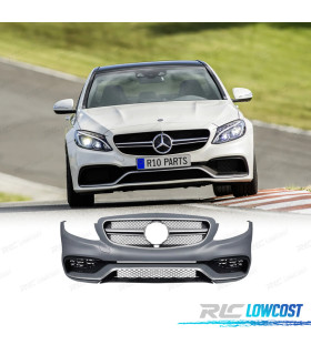 PARAGOLPES DELANTERO MERCEDES CLASE C W205 14-18 LOOK AMG + PARRILLA
