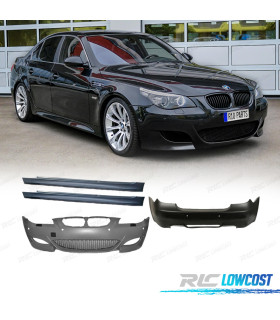 KIT CARROCERIA BMW E60 07-10 LOOK M5 + TALONERAS PDC