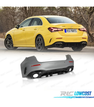 PARAGOLPES TRASERO MERCEDES CLASE A W177 19-24 LOOK AMG A35