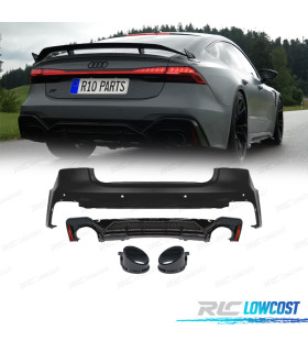 PARAGOLPES TRASERO AUDI A7 A7L 19-23 LOOK RS7 ABT