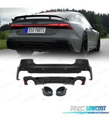 PARAGOLPES TRASERO AUDI A7 A7L 19-23 LOOK RS7 ABT