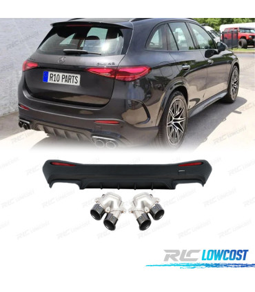 DIFUSOR MERCEDES GLC W254 23- LOOK AMG GLC43 NEGRO