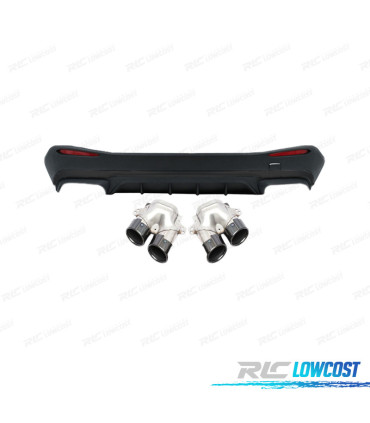 DIFUSOR MERCEDES GLC W254 23- LOOK AMG GLC43 NEGRO