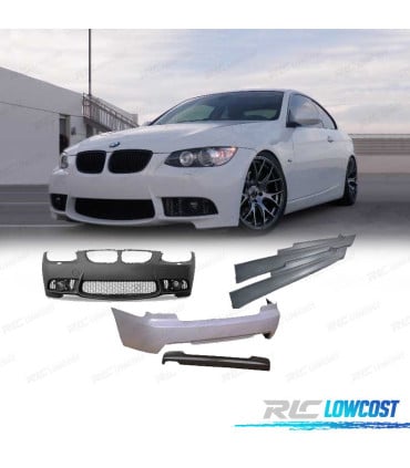 KIT CARROCERIA BMW E92 06-10 LOOK M3 SIN PDC CON LAVAFAROS
